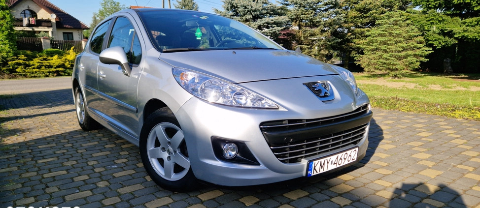 Peugeot 207 cena 16800 przebieg: 129107, rok produkcji 2010 z Bełchatów małe 407